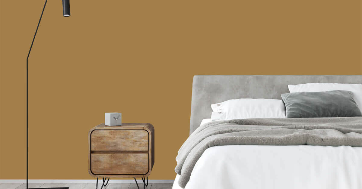 Papier peint marron uni