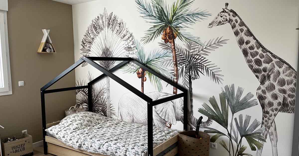 Papier peint avec illustrations et dessins Papier peint avec illustrations et dessins