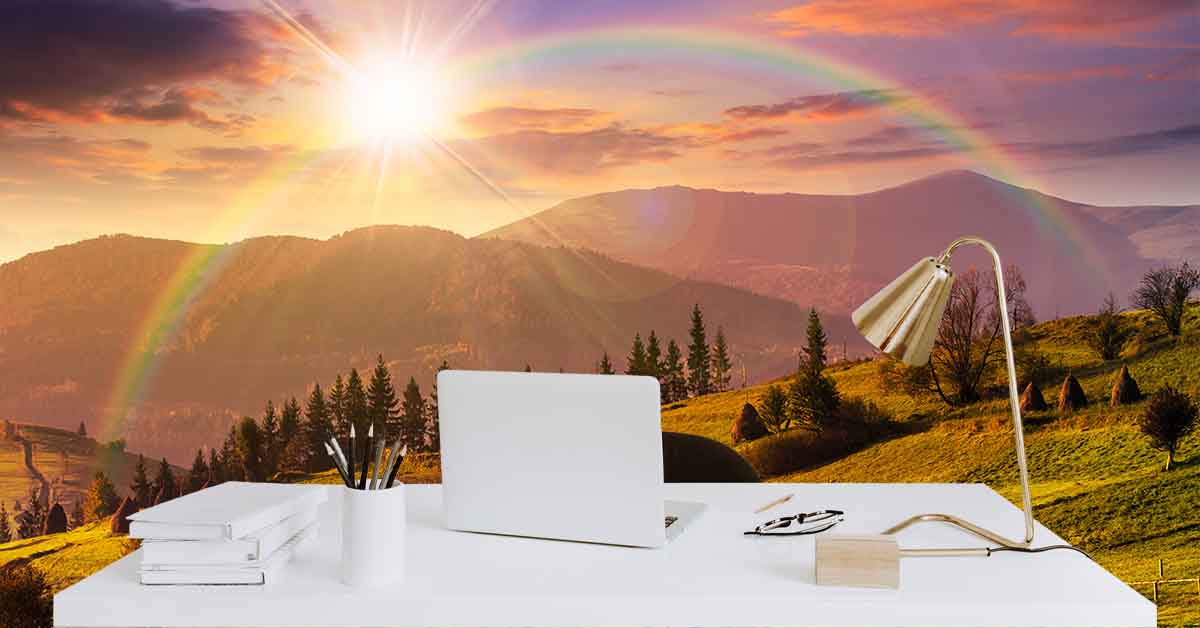 Papier Peint Arc-en-Ciel