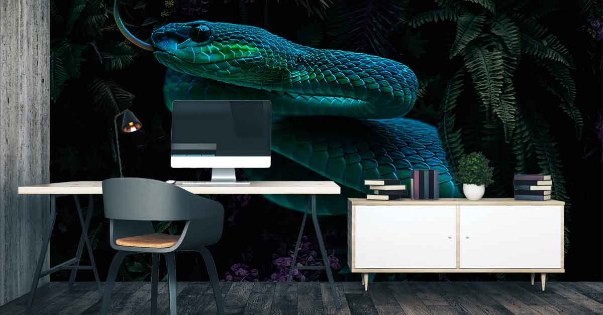 Papier peint panoramique serpent