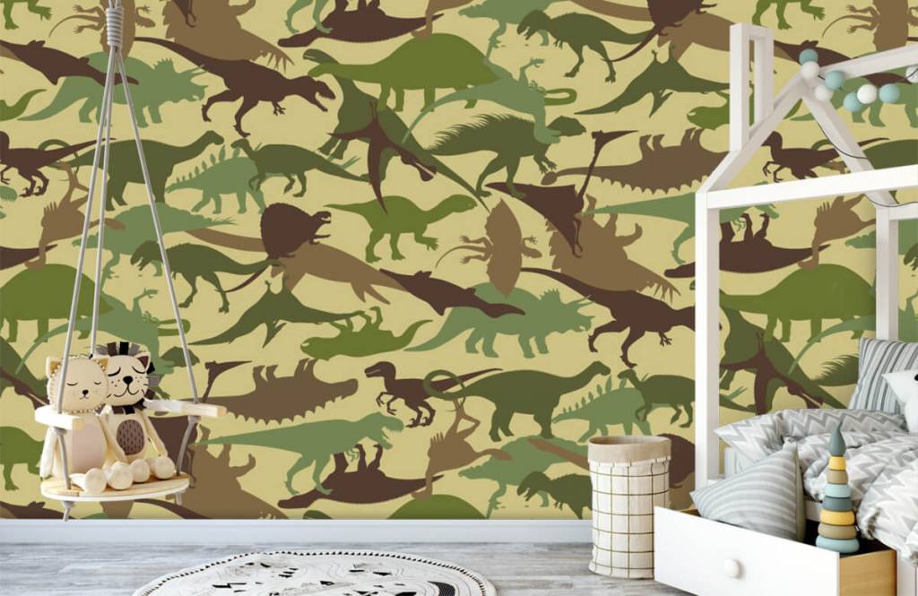 Dinosaures - Dino camouflage  - Chambre des enfants 1