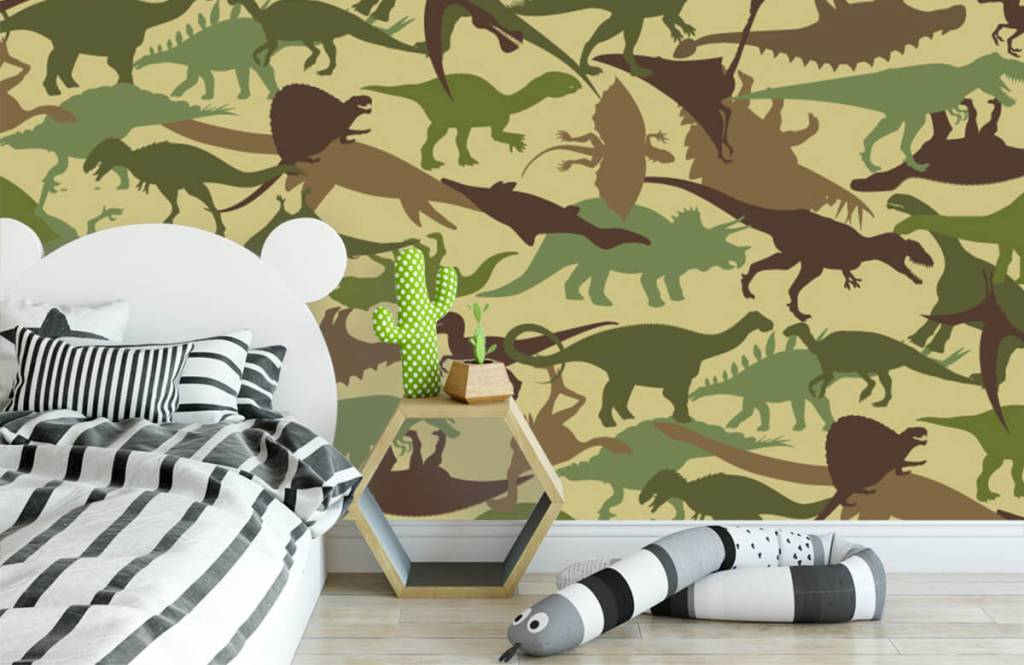 Dinosaures - Dino camouflage  - Chambre des enfants 3