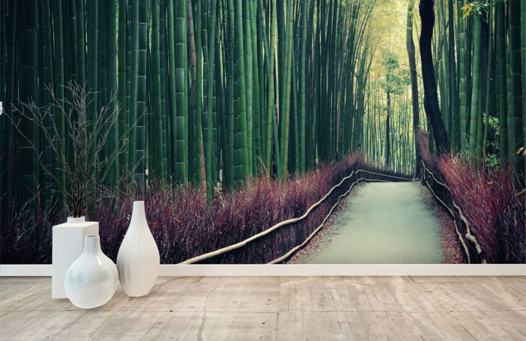 Papier peint de la forêt - Forêt de bambous - Hall d'entrée 8