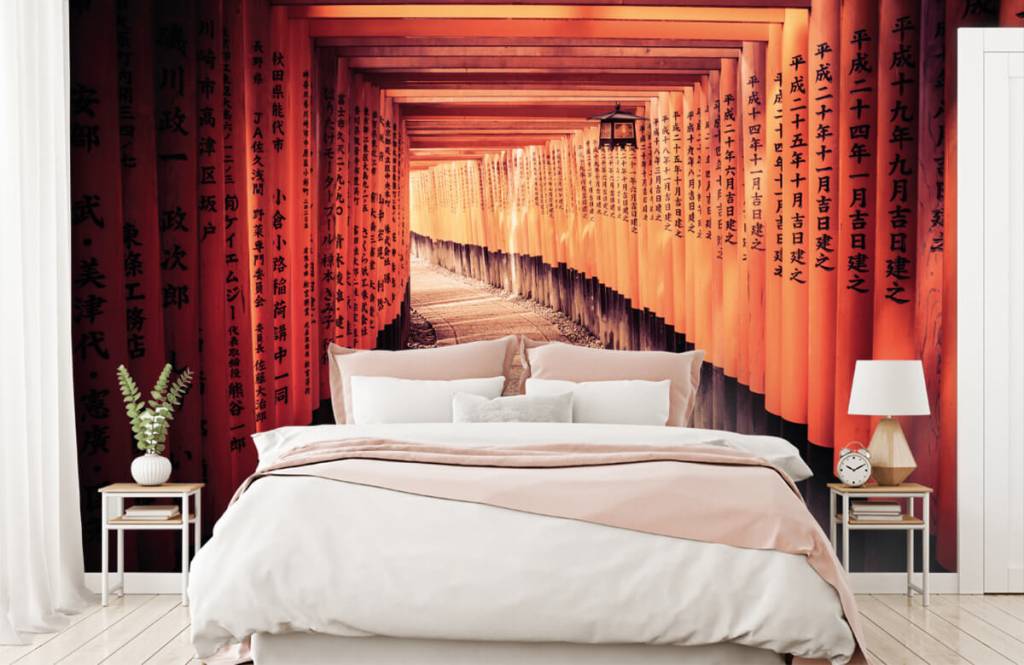 Papier peint Villes - tunnel chinois - Chambre à coucher 3