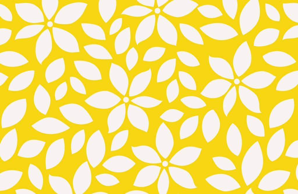 Autre - Motif fleur jaune - Chambre de bébé 7