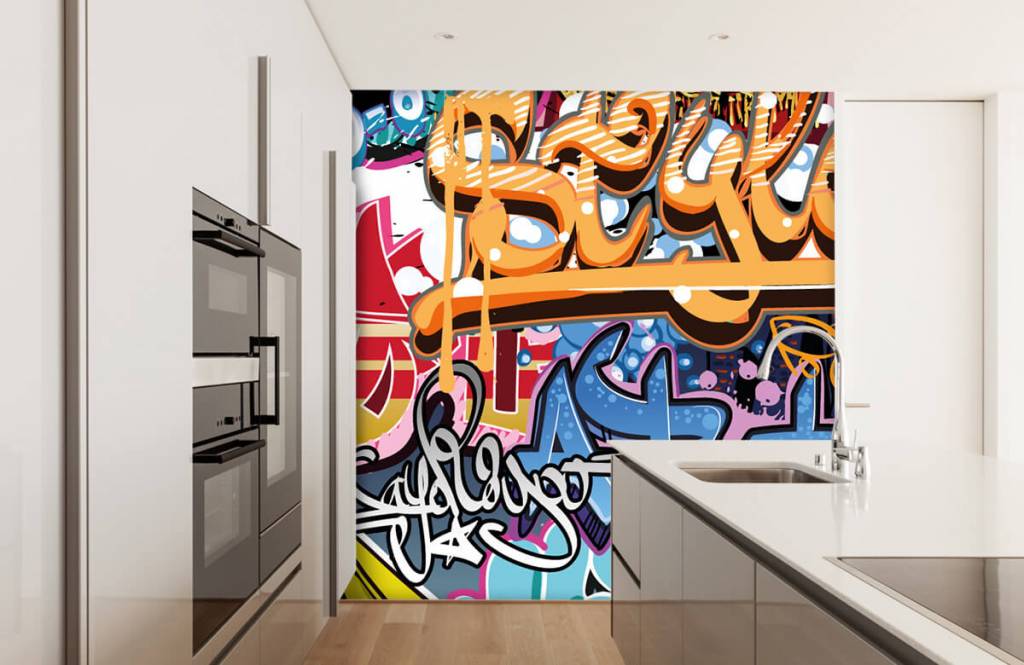 Graffiti - Texte graffiti  - Chambre d'adolescent 3
