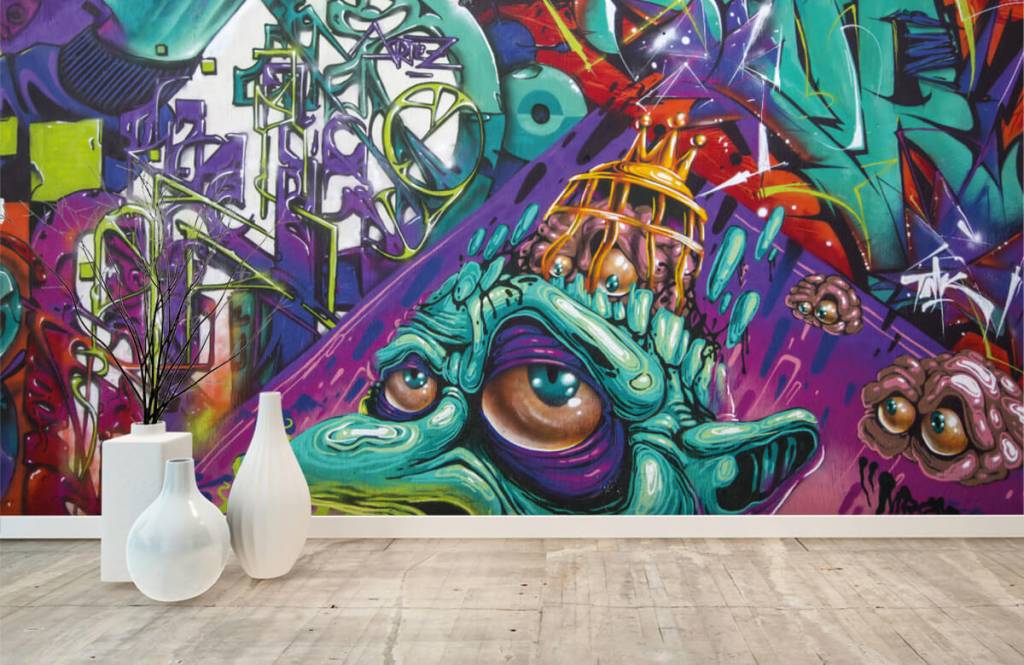 Graffiti - Moderne graffiti - Chambre d'adolescent 5