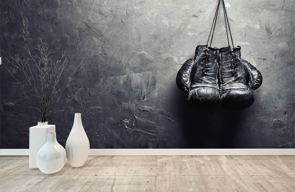 Fitness - Gants de boxe noirs - Chambre d'hobby 9