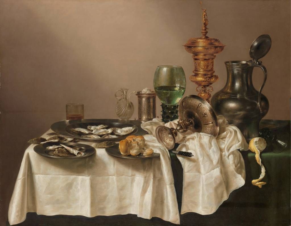 Nature morte à la coupe dorée