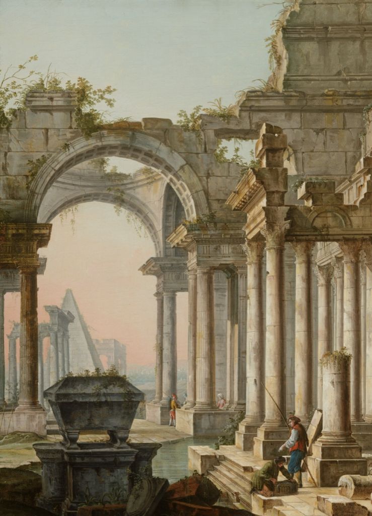 Capriccio avec des ruines