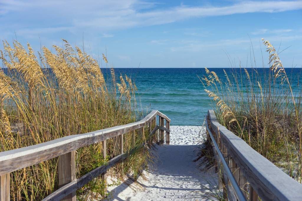 Chemin vers la mer