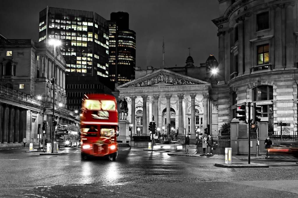 Bus rouge à Londres