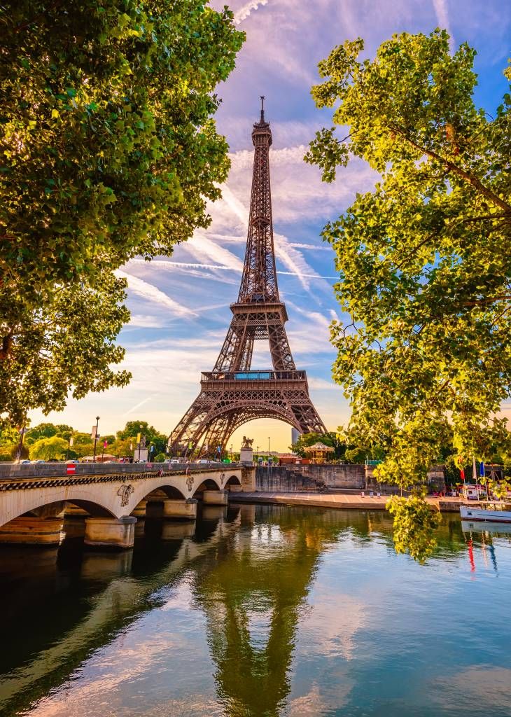 La Tour Eiffel et la Seine