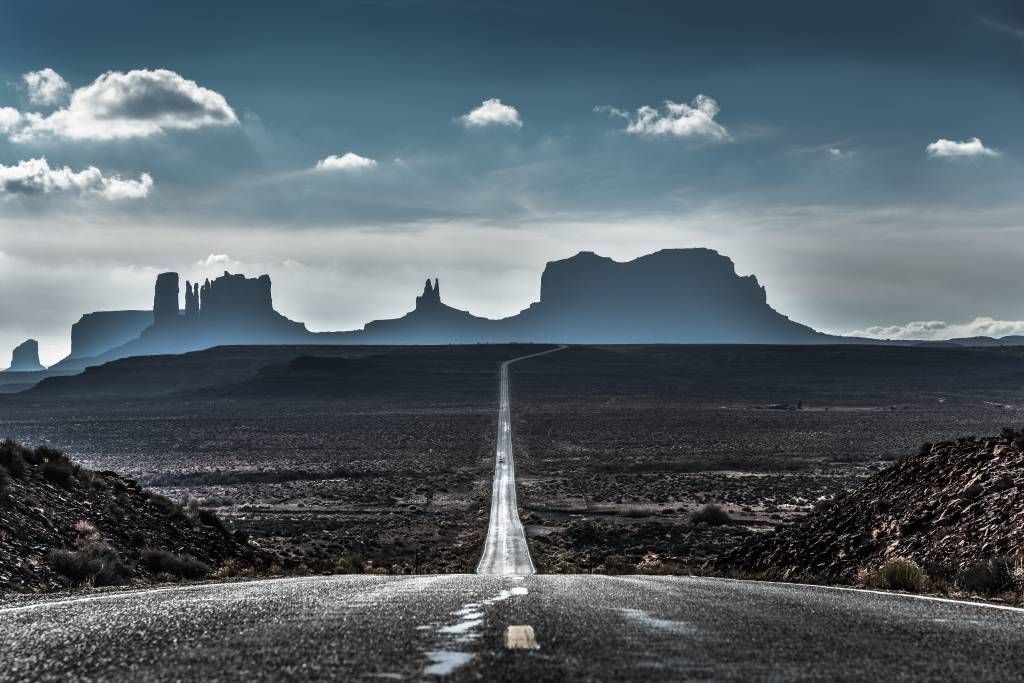Longue route en Arizona
