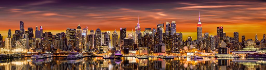 Panorama de la ville de New York