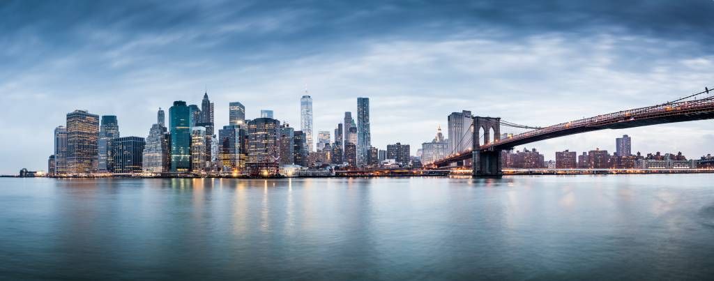 Coucher de soleil de New York