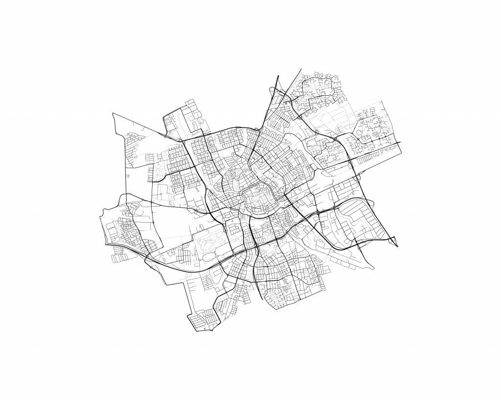 Carte de Groningen, blanc