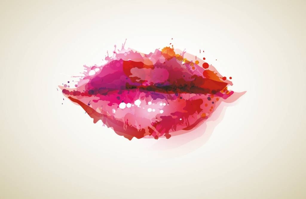 Lèvres rouges de femmes
