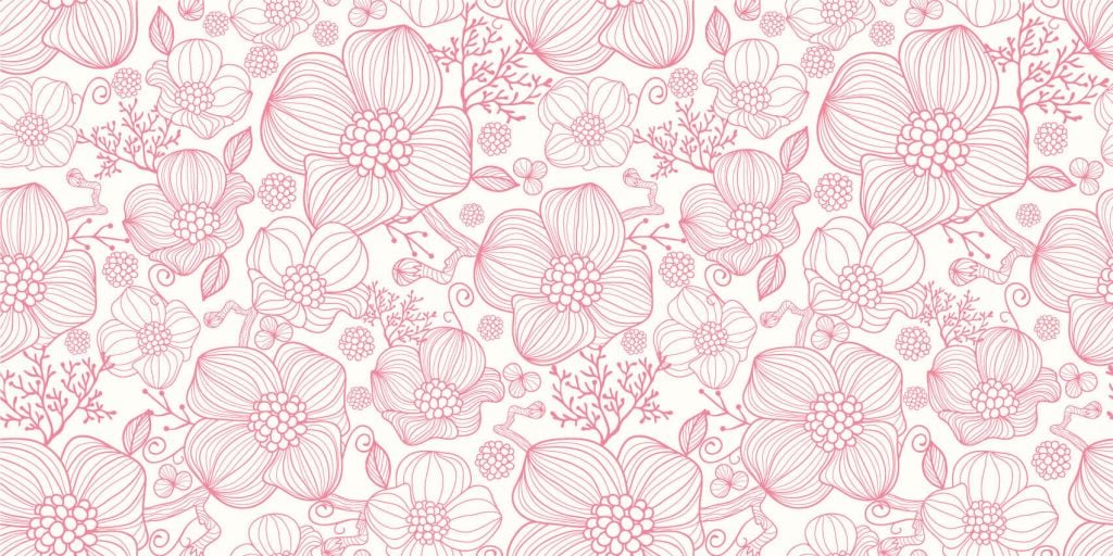 Grandes fleurs roses