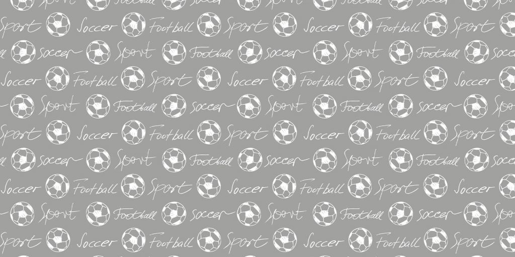 Ballons de football et texte
