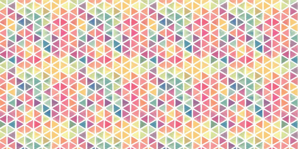 Triangles à effet aquarelle