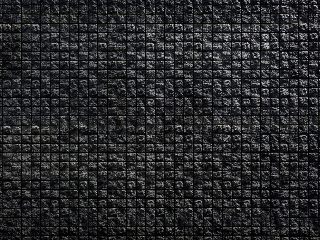 Pierres carrées noires