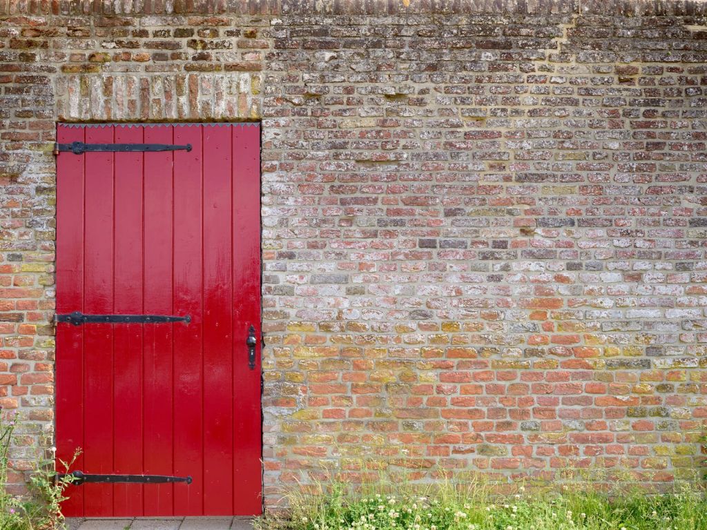 Porte rouge