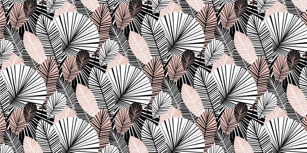 Élégant motif floral