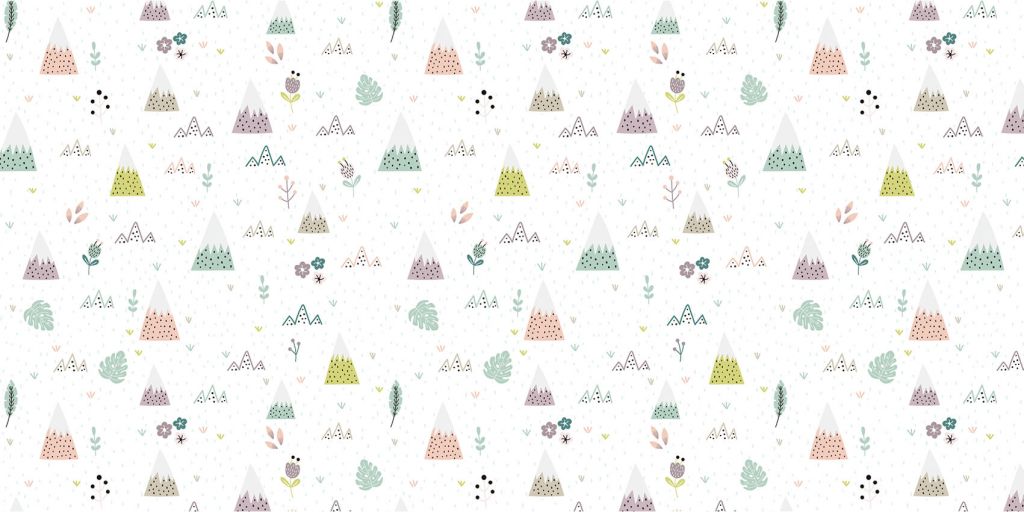 Montagnes, plantes et fleurs
