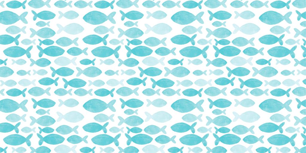 Poissons d'aquarelle
