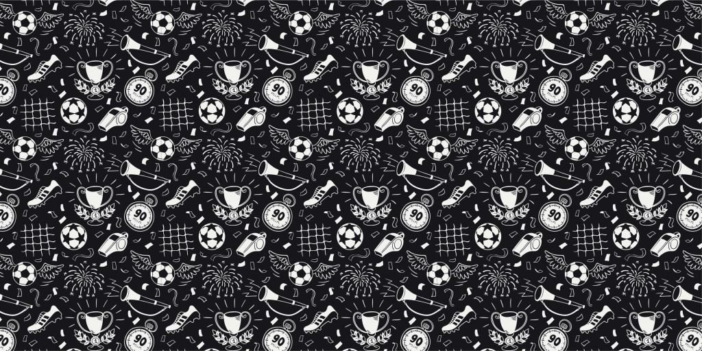 Le football en noir et blanc
