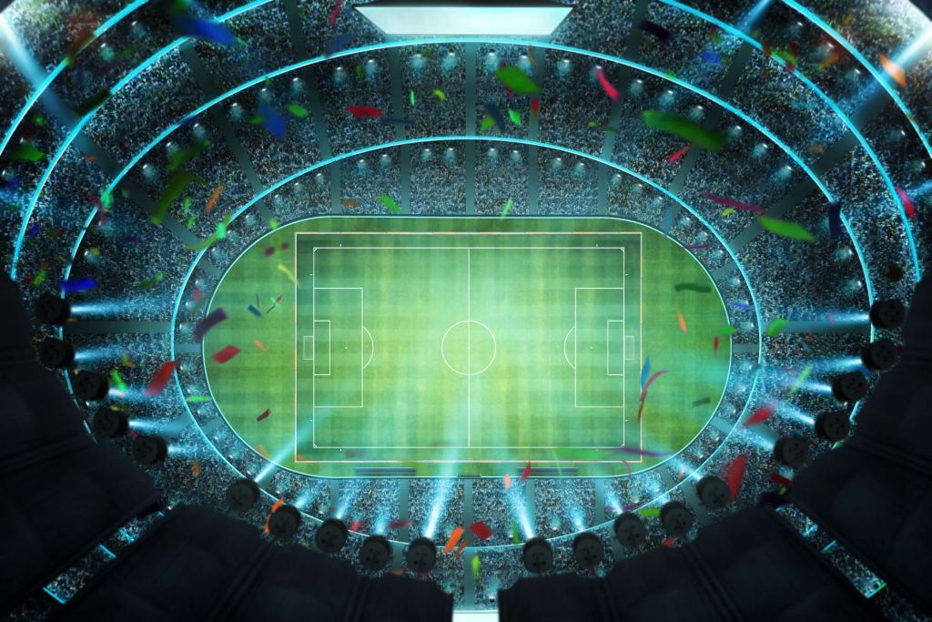 Stade vue de dessus