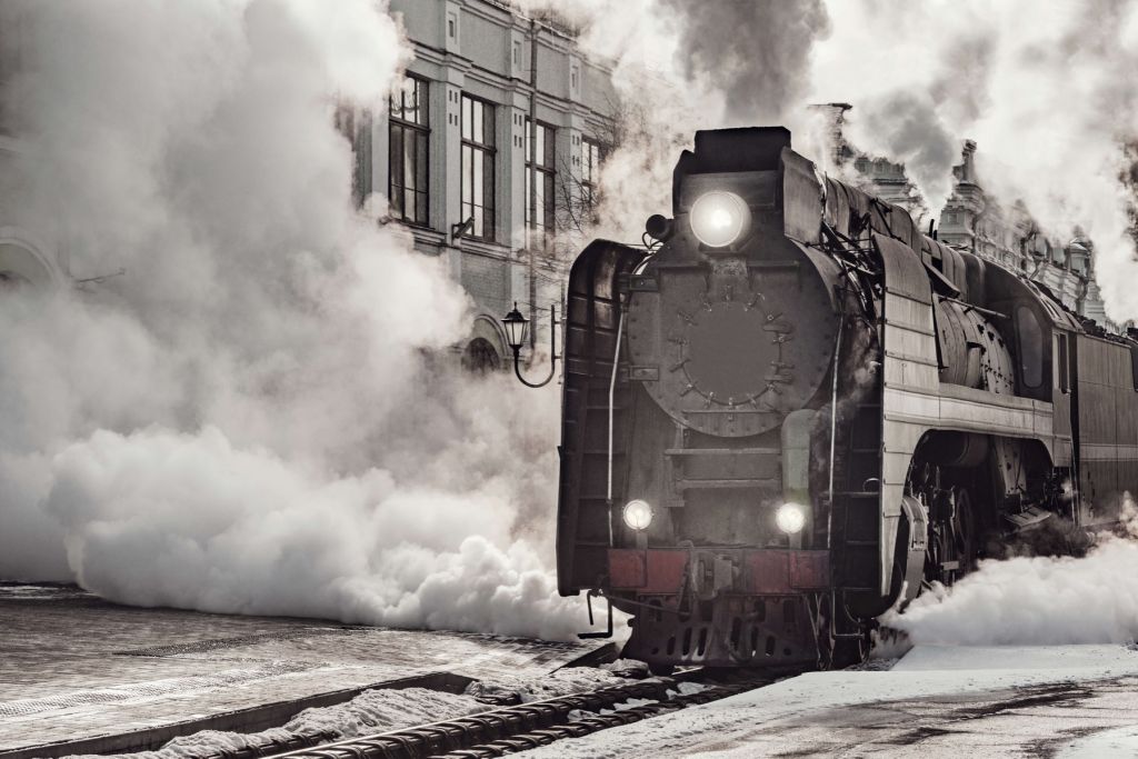 Train de courant d'évaporation