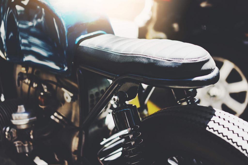 Vieille moto de dirt