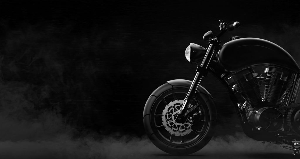 Moteur moderne noir