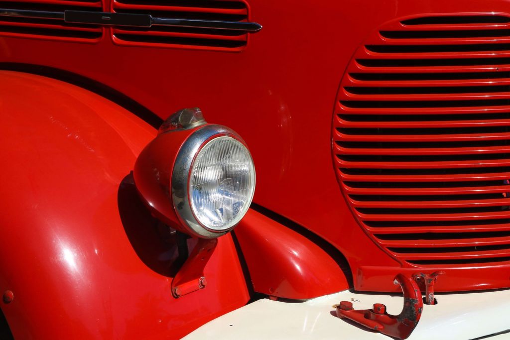 Détail des camions de pompiers