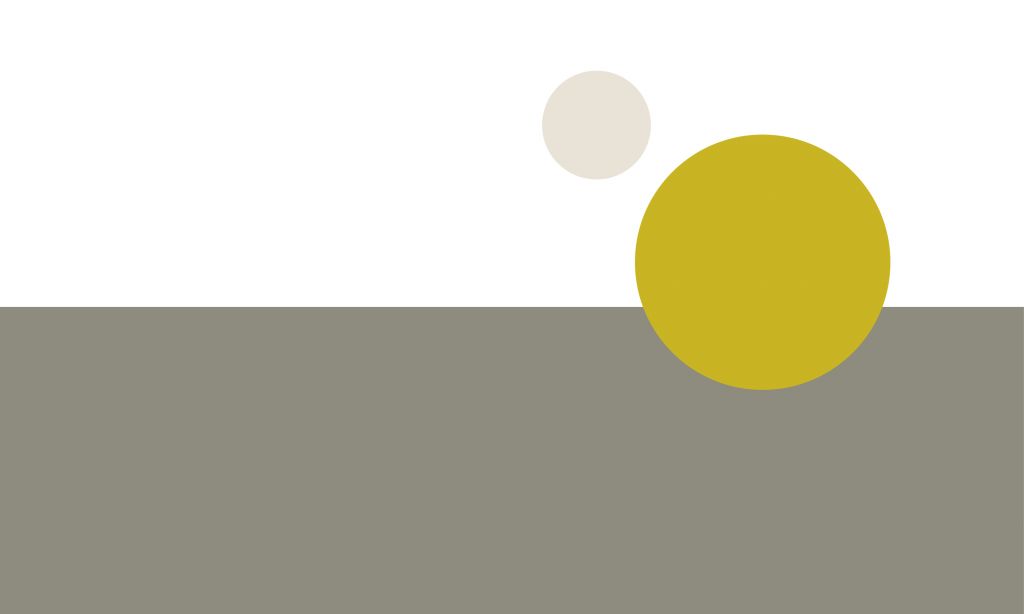 Plaines et cercles, jaune