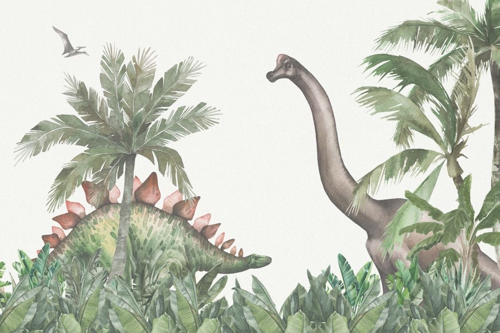 Dinosaures dans la jungle