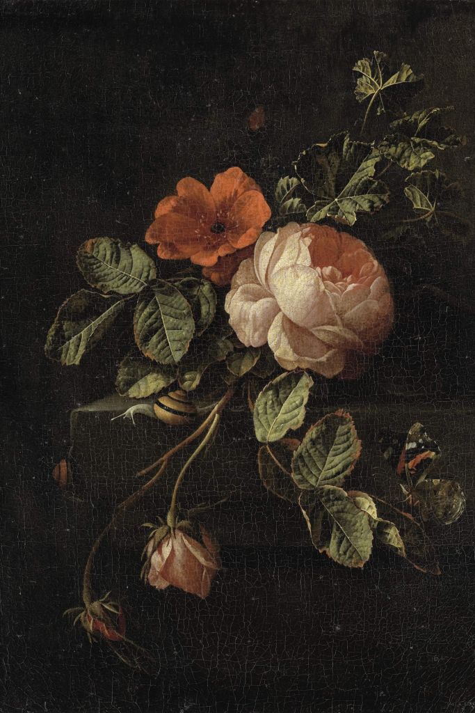 Nature morte avec des roses