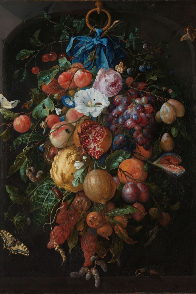 Festin de fruits et de fleurs