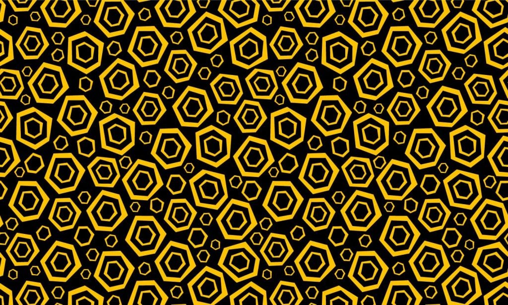Hexagone, noir