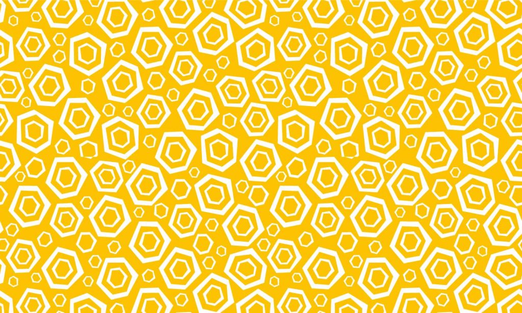 Hexagone, jaune