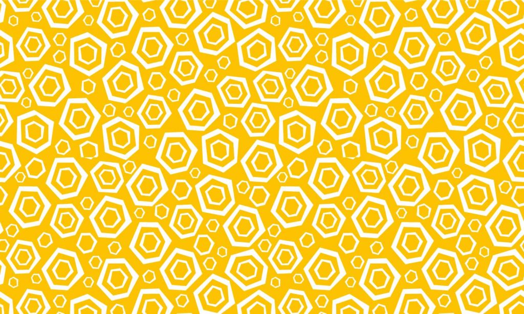 Hexagone, jaune