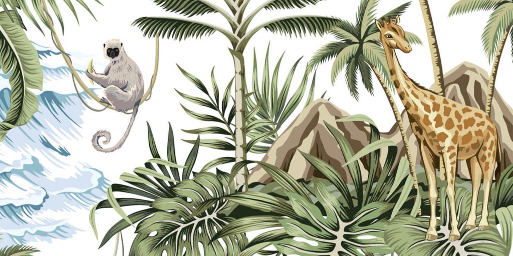 Les animaux entre les feuilles