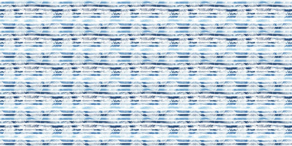 Motif avec rayures tropicales
