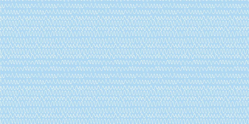 Motif Petites vagues blanches