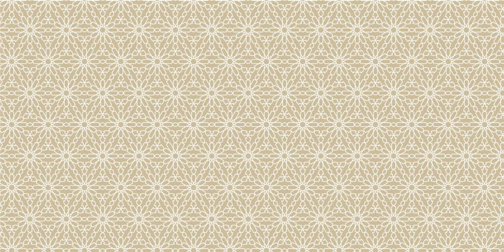 Motif Fleurs géométriques, or