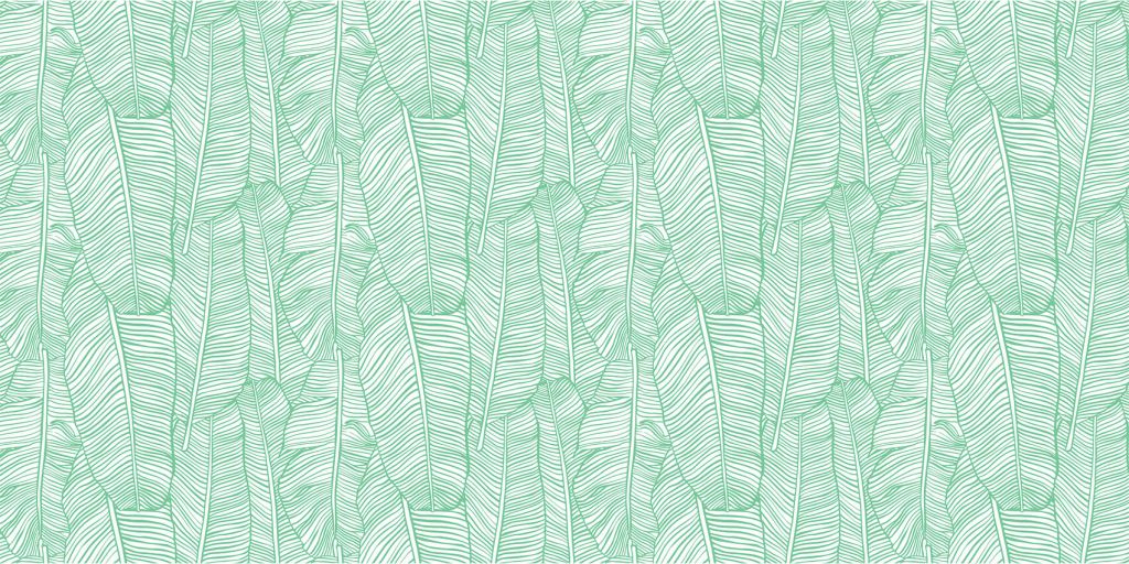 Motif de feuille vert