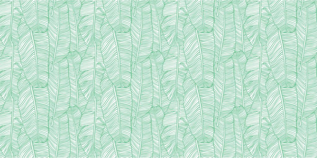 Motif de feuille vert