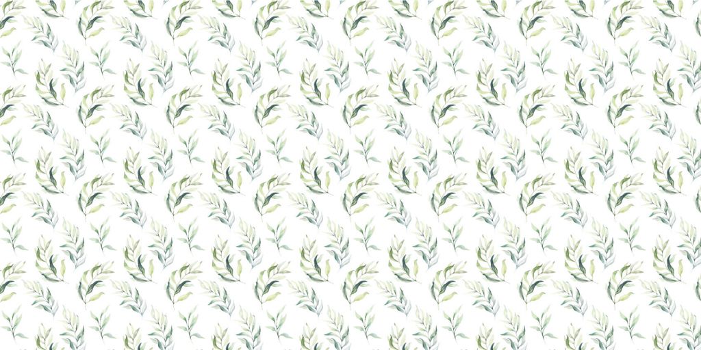 Motif Rameaux d'aquarelle